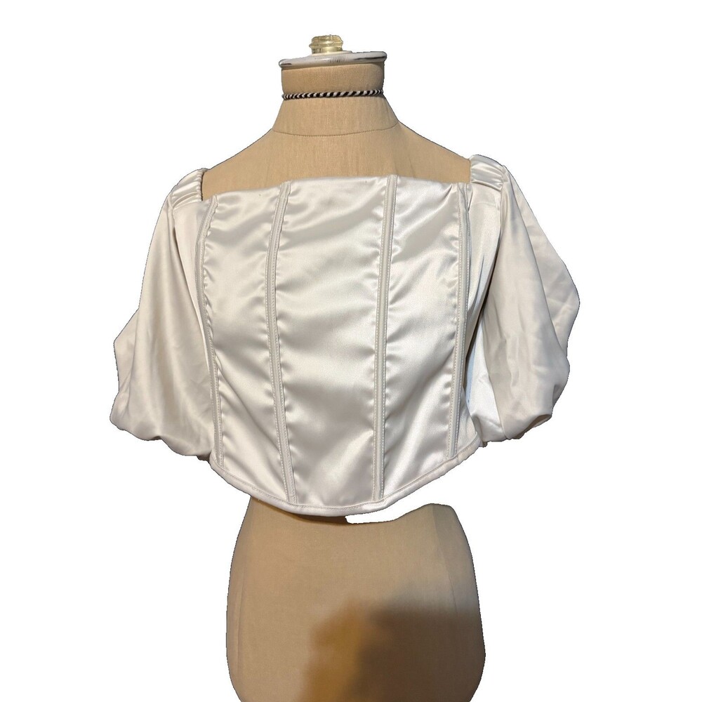 Fashion Nova Always Sassy Corset Top Cocktail Club Party Sexy Satin XL